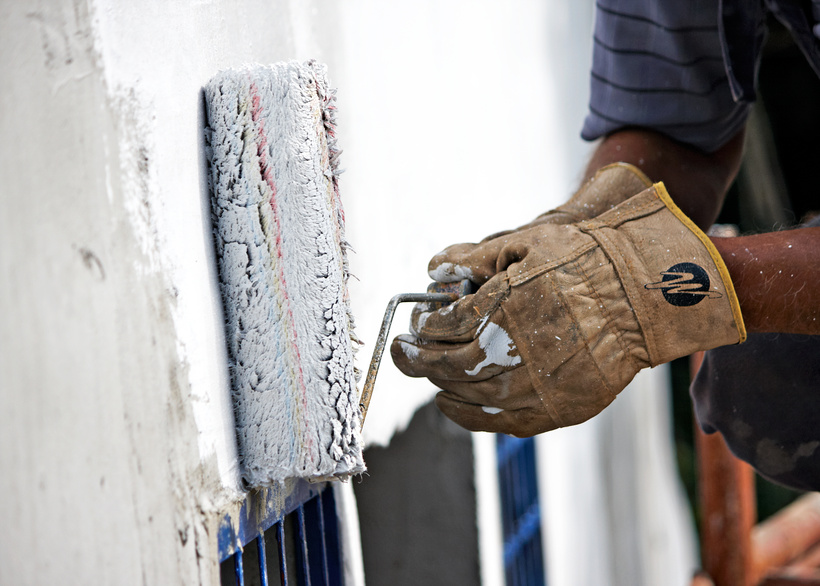 painting the facade